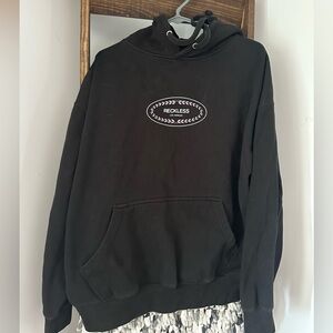 Black Hoodie with Reckless Logo